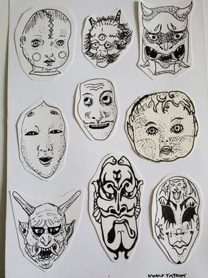Mask and Face flash designs