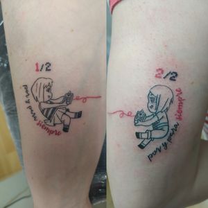 Tatuaje para dos hermanas