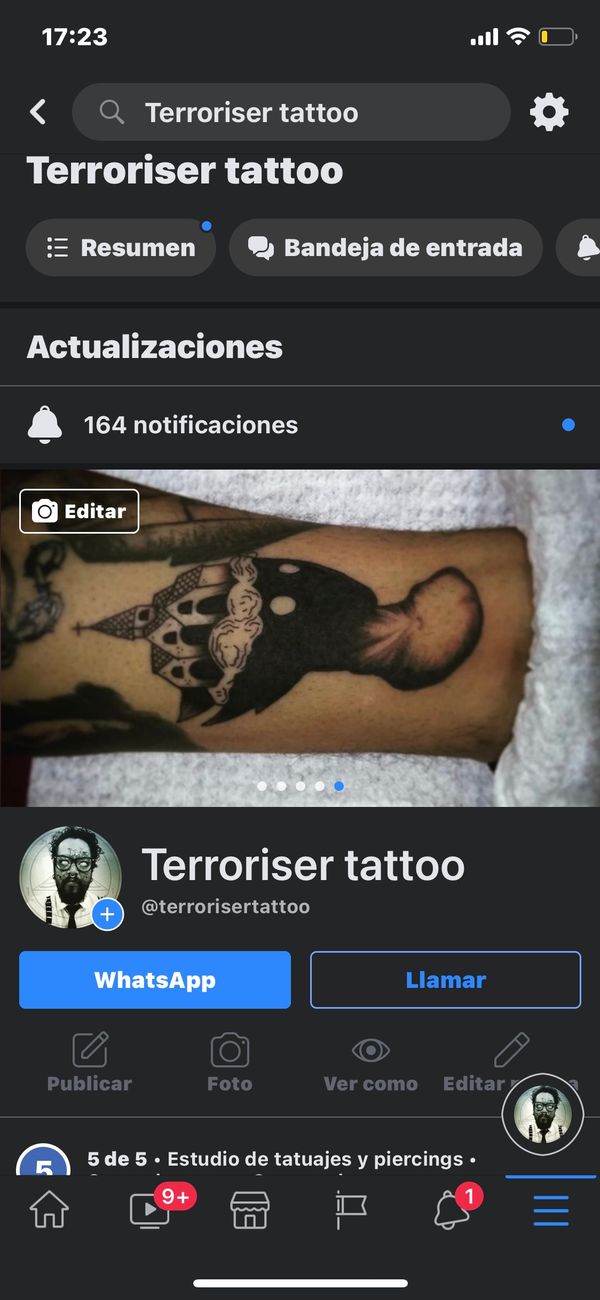 Tattoo from Terroriser tattoo