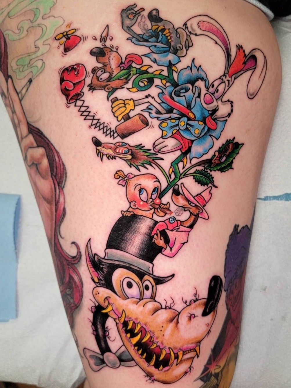 Who framed Roger Rabbit by  World Famous Tattoo Ink  Facebook