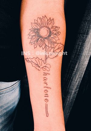 Sunflower and Mother’s Name.
