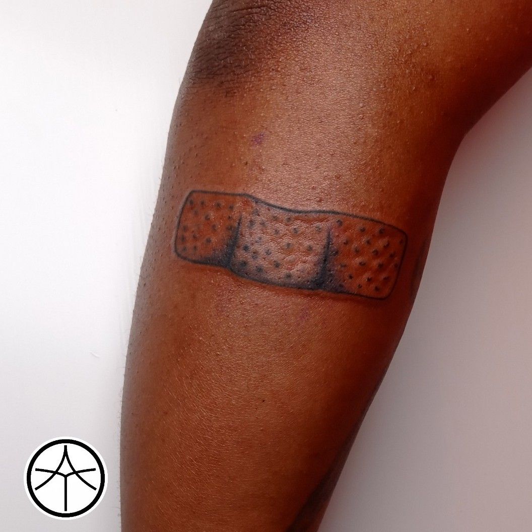Band Aid Tattoo Designs For Men  Patched Up Ink Ideas  Small tattoos for  guys Bandaid tattoo Tattoos for guys
