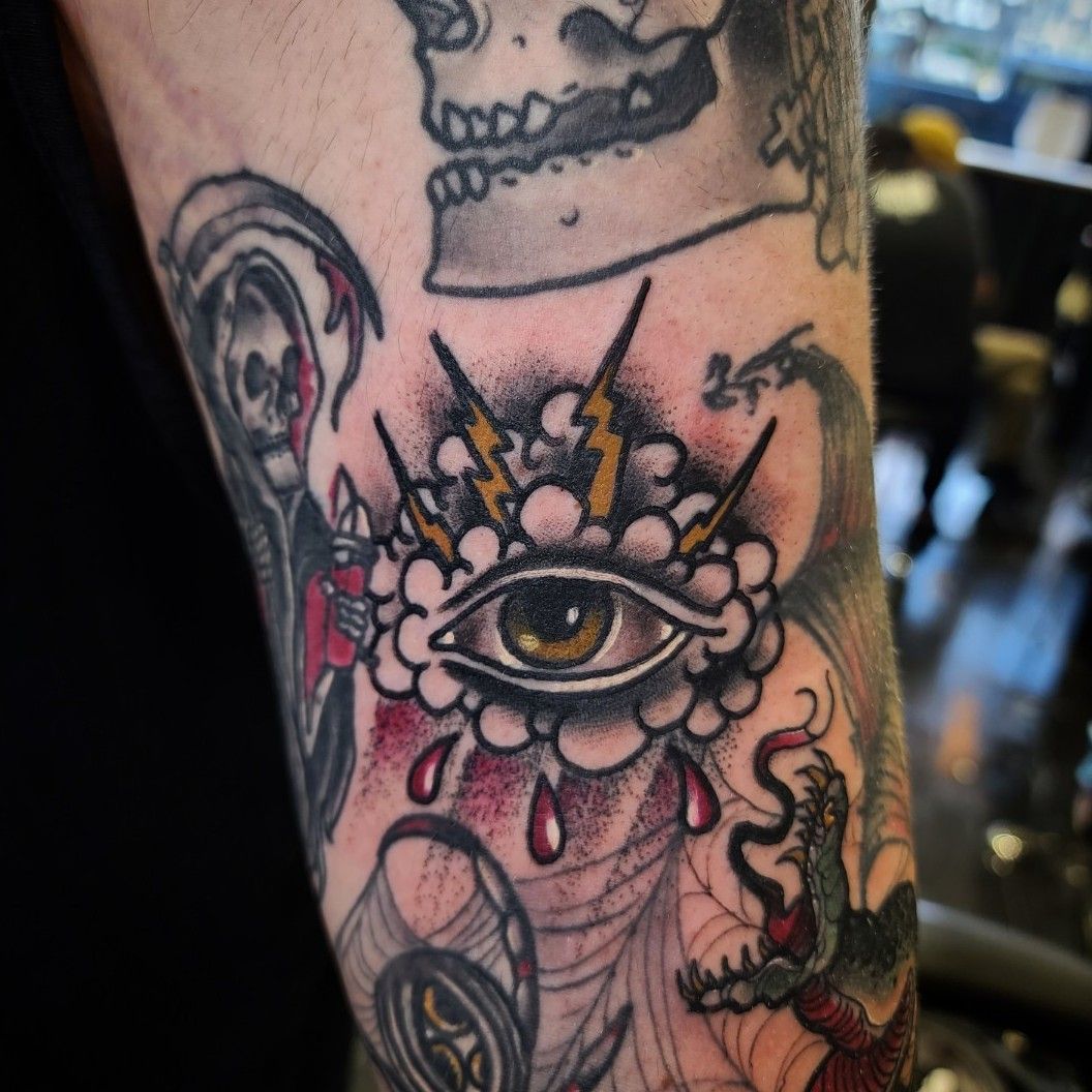 Travis Barker reveals tattoo of Kourtney Kardashians eyes See Pics