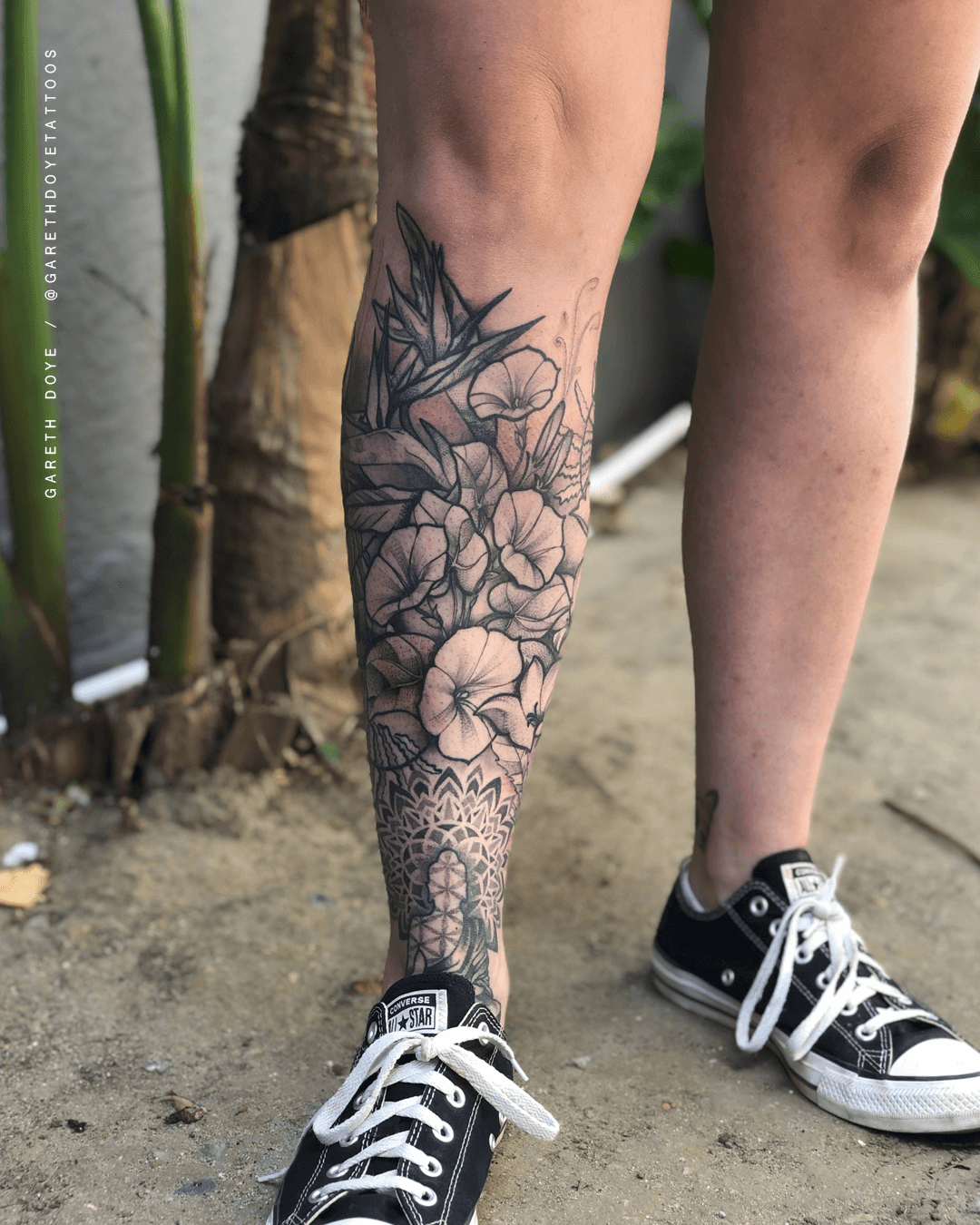 Flower with Arrow Tattoo Waterproof For Boys and Girls Temporary Body –  Temporarytattoowala