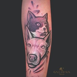"Fluffy Family"A big thanks to Marilia for letting me create a tattoo of her sweet cat & dog!Find me in Vancouver! 🇨🇦For any tattoo enquiry, please contact me directly on my website: www.caledoniatattoo.com#contemporarytattoo #inkstinctsubmission #tttpublishing #tattrx #flashworkers #equilattera #blacktattoomag #ttblackink #iblackwork #radtattoos #tbsta #bcnttt #bnginksociety #tattoodrawing #dotworker   #cheyenne