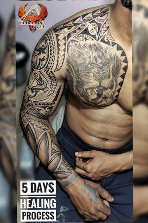 #5days #healing #polynesiantattoo #maoritattoo #fullsleevetattoo #3dayswork #shouldertattoo #chesttattoo #forearmtattoo #biceptattoo #maori #polynesian #geometrictattoo #liningtattoo #colarbone #polynesiantattoo #freehandtattoo #flowerpolynesian #mandalatattoo #healingprocess #tattoohealing #process #5dayshealing #besttattoo #tattooformen #tattooforboy #bodybuilder #tattoo #bodybuildertattoo #abs #dragontattoo