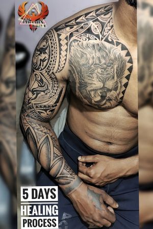 #5days #healing #polynesiantattoo #maoritattoo #fullsleevetattoo #3dayswork #shouldertattoo #chesttattoo #forearmtattoo #biceptattoo #maori #polynesian #geometrictattoo #liningtattoo #colarbone #polynesiantattoo #freehandtattoo #flowerpolynesian #mandalatattoo #healingprocess #tattoohealing #process #5dayshealing #besttattoo #tattooformen #tattooforboy #bodybuilder #tattoo #bodybuildertattoo #abs #dragontattoo