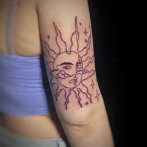 Had a lot of fun with this contour line sun! 