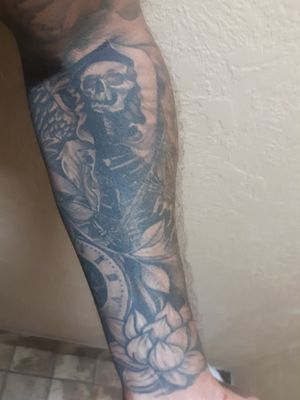 More negatives on my left sleeve. Courtiousy of my homie Jeff Gayler.