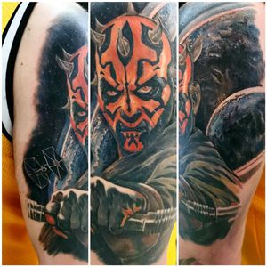 Star Wars Tattoo by Ouzotattooartist 