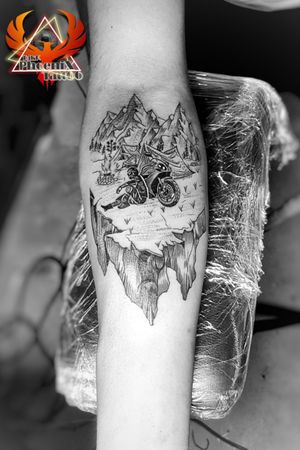 #DS #covertattoo #by #new #customtattoo #design #mountains #rider #r15 #sports #bike #bikelife #bikemagazine #tattoo #motorcycle #ridersofinstagram #hill #hillstattoo #mountaintattoo #tattoooftheyear #inkedboy #tattooideas #creativity #forearm #coverup #tattoomodification #modification #camping #3dtattoo #chandigarhtattoo
