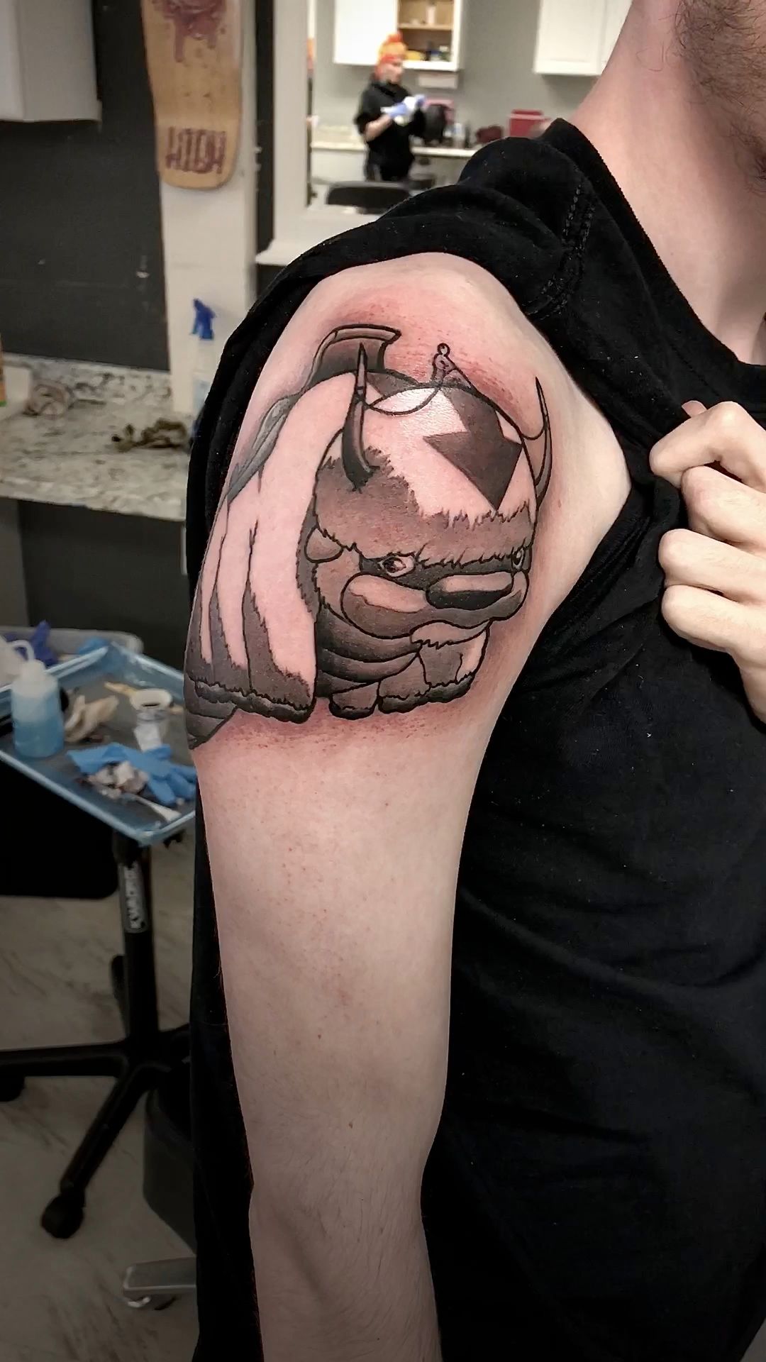 Golden Ink Tattoo  Little Appa with a tiny Momo from Avatar the Last  Airbender done last night by Denise for Casey Thank you so much for coming  through It was a
