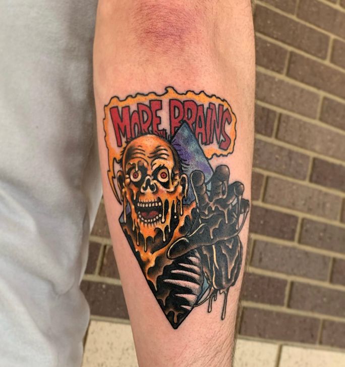 Tattoo uploaded by George Miller  Tarman character from Return of the Living  Dead  Tattoodo