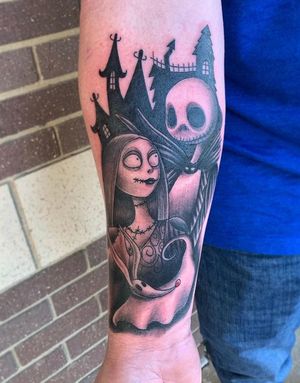 Jack and Sally characters from Nightmare Before Christmas