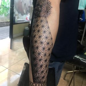 Geometric tattoo will continue soon
