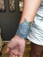 Tattoo cover up with rose