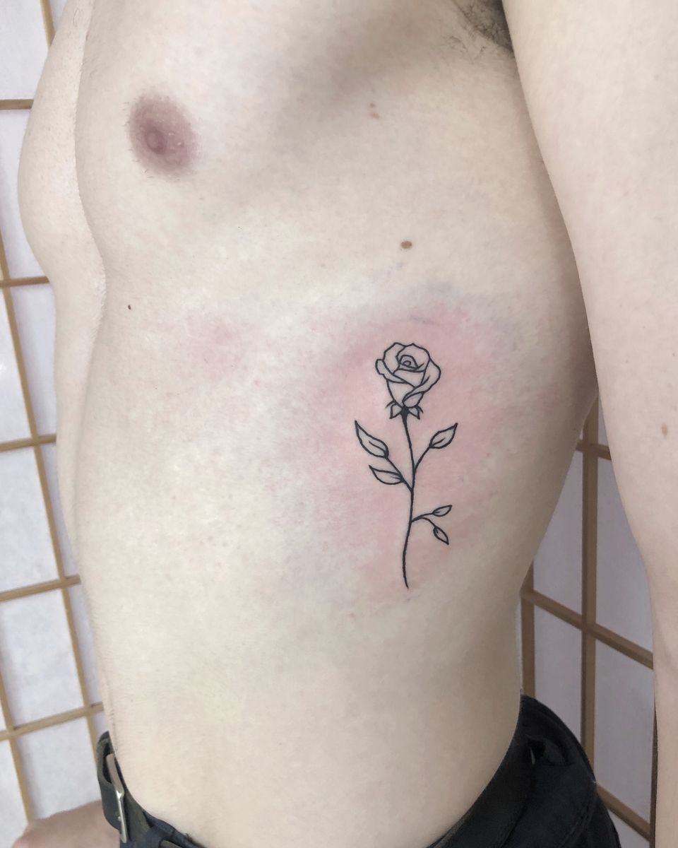 Tattoo uploaded by Barbara Alattyani • Delicate rose tattoo • Tattoodo