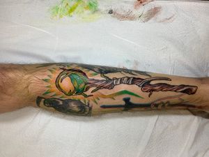 Tattoo by Tiger shark tattoo studio