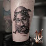 Did this 2pac piece yesterday, more to come 