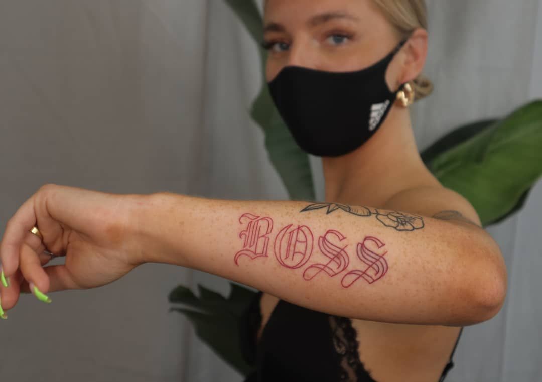 Boss Profession Name Tattoo Designs - Tattoos with Names | Name tattoos, Boss  tattoo, Name tattoo designs
