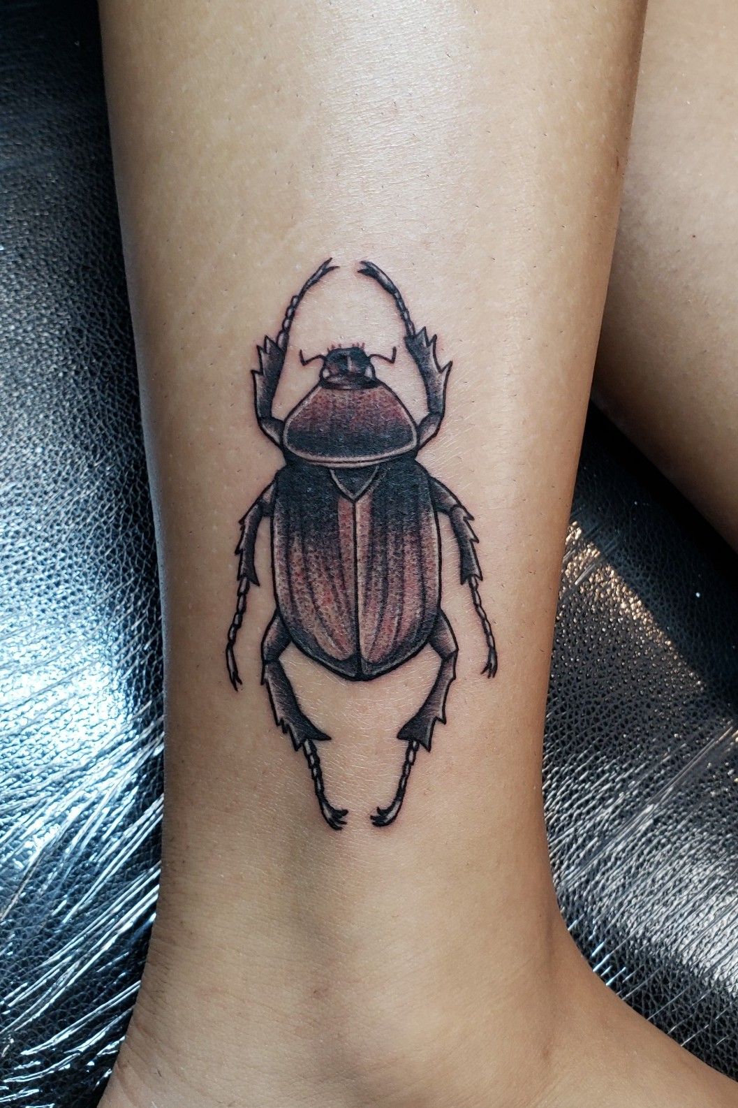 House of mojo tattoo parlour  Did these two wee beetles today