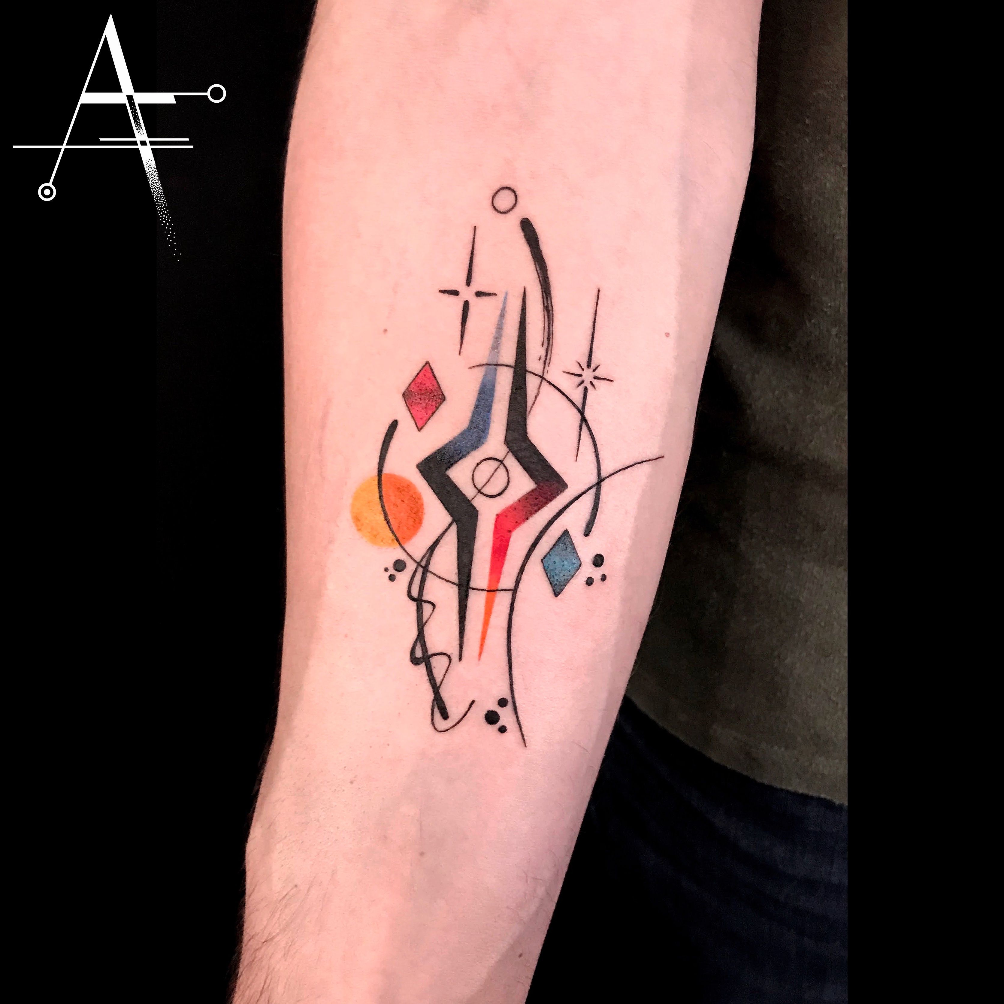 19 Surprisingly Chic Star Wars Tattoos for Your Inner Super Fan  Minimalist  tattoo Star wars tattoo Geometric tattoo