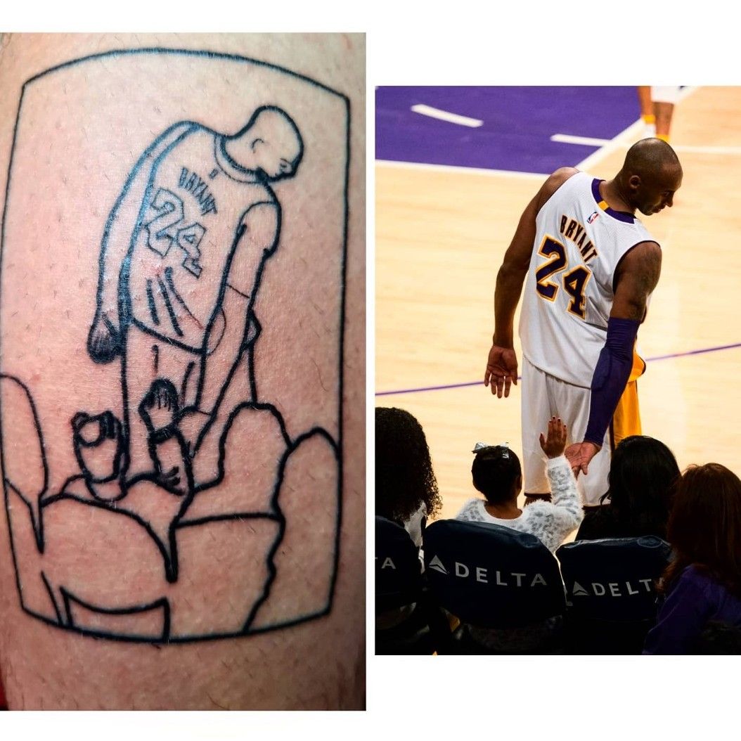 Tattoo uploaded by Robert Michael Bullaro • Kobe Bryant 24 8 • Tattoodo