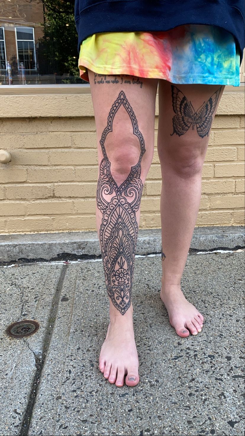 Knee Tattoos for Women  She So Healthy