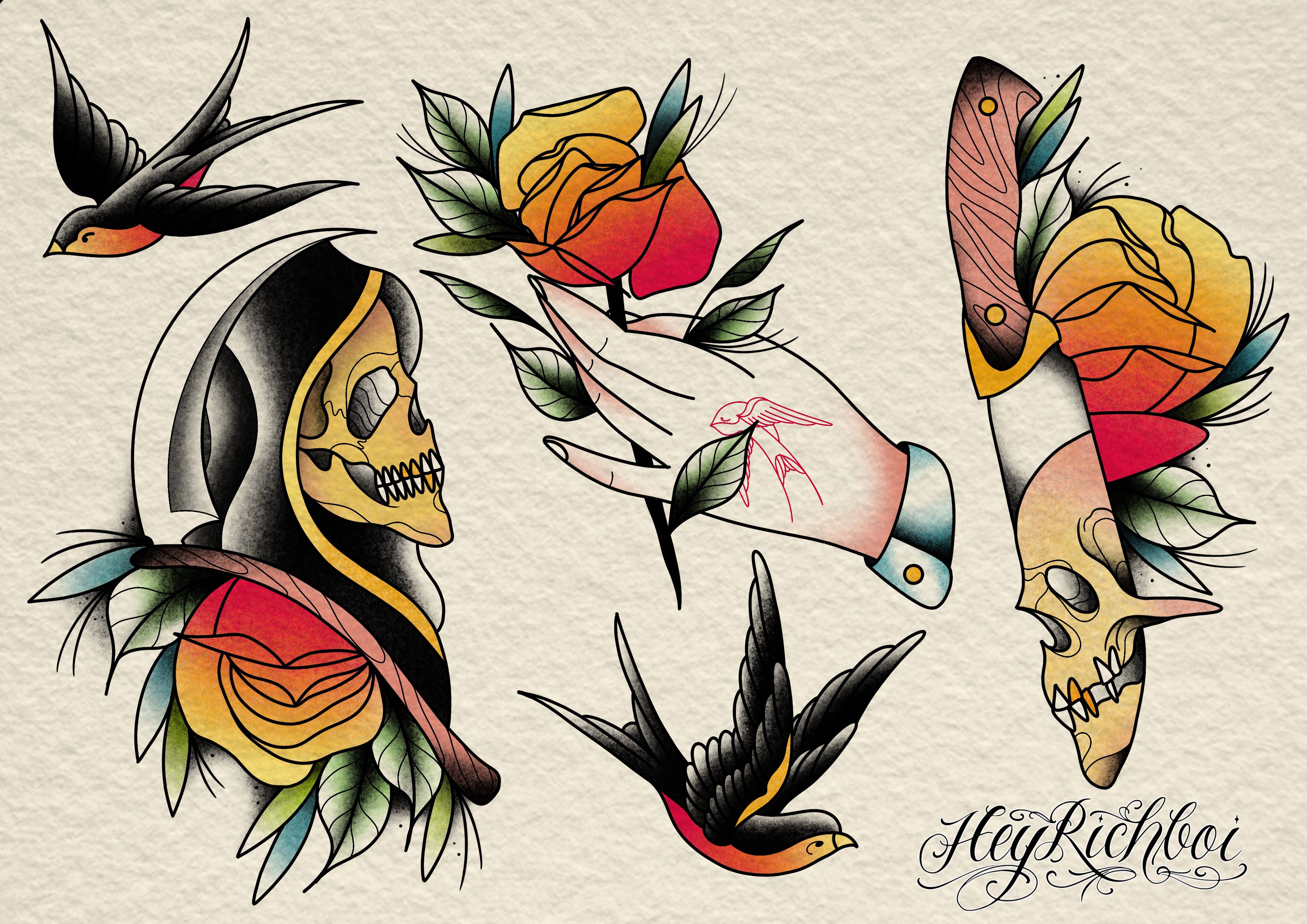 Neo Traditional Tattoo Images - Free Download on Freepik