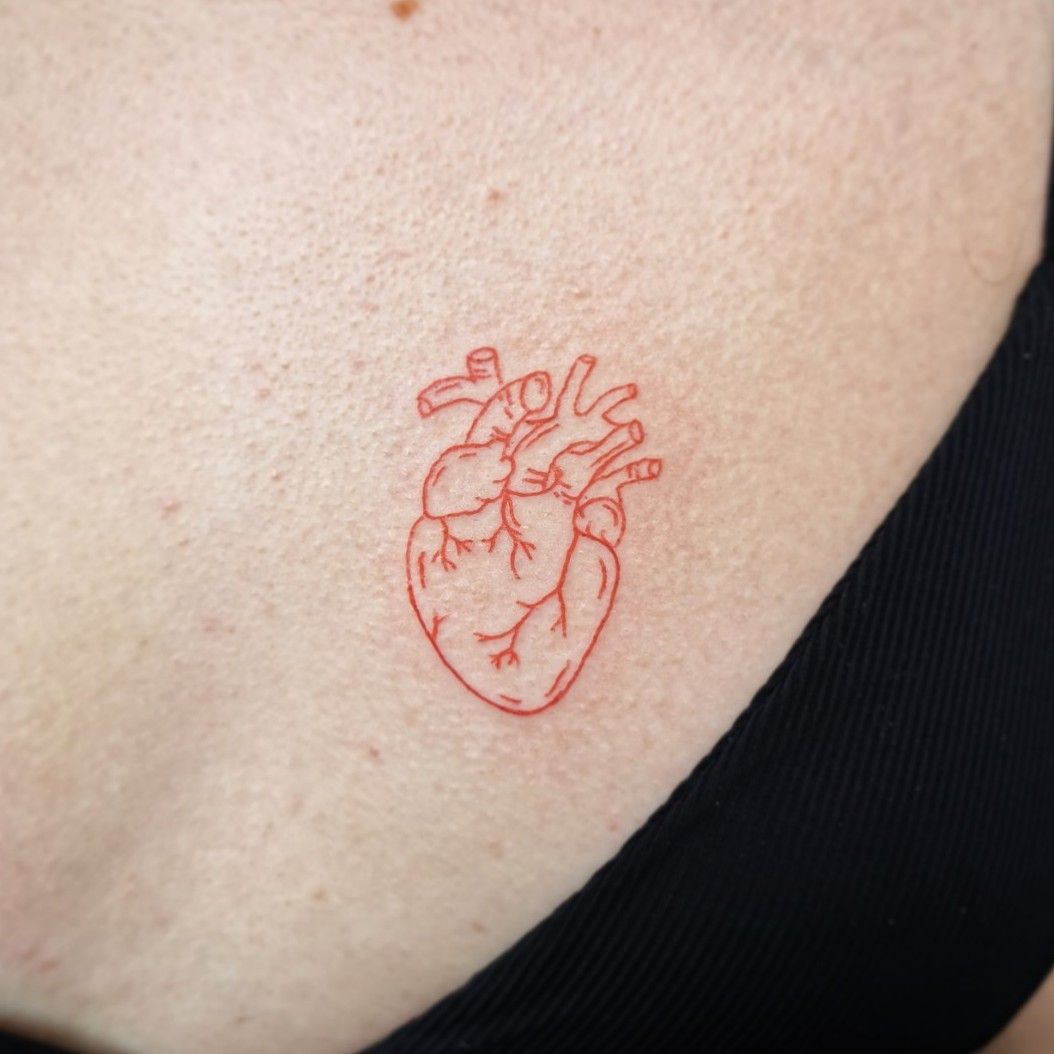 Heart tattoo design | Heart tattoo designs, Heart tattoo, Small heart  tattoos