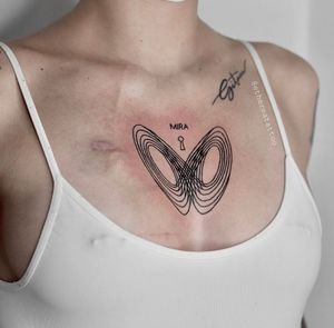 Butterfly Effect 🦋 Minimal Geometric tattoo by Etherea tattoo 