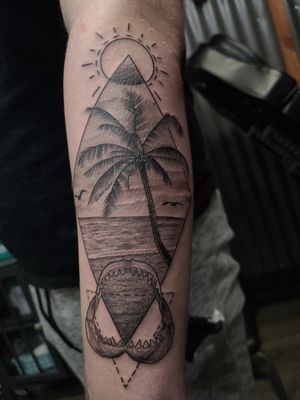 Ocean life tattoo