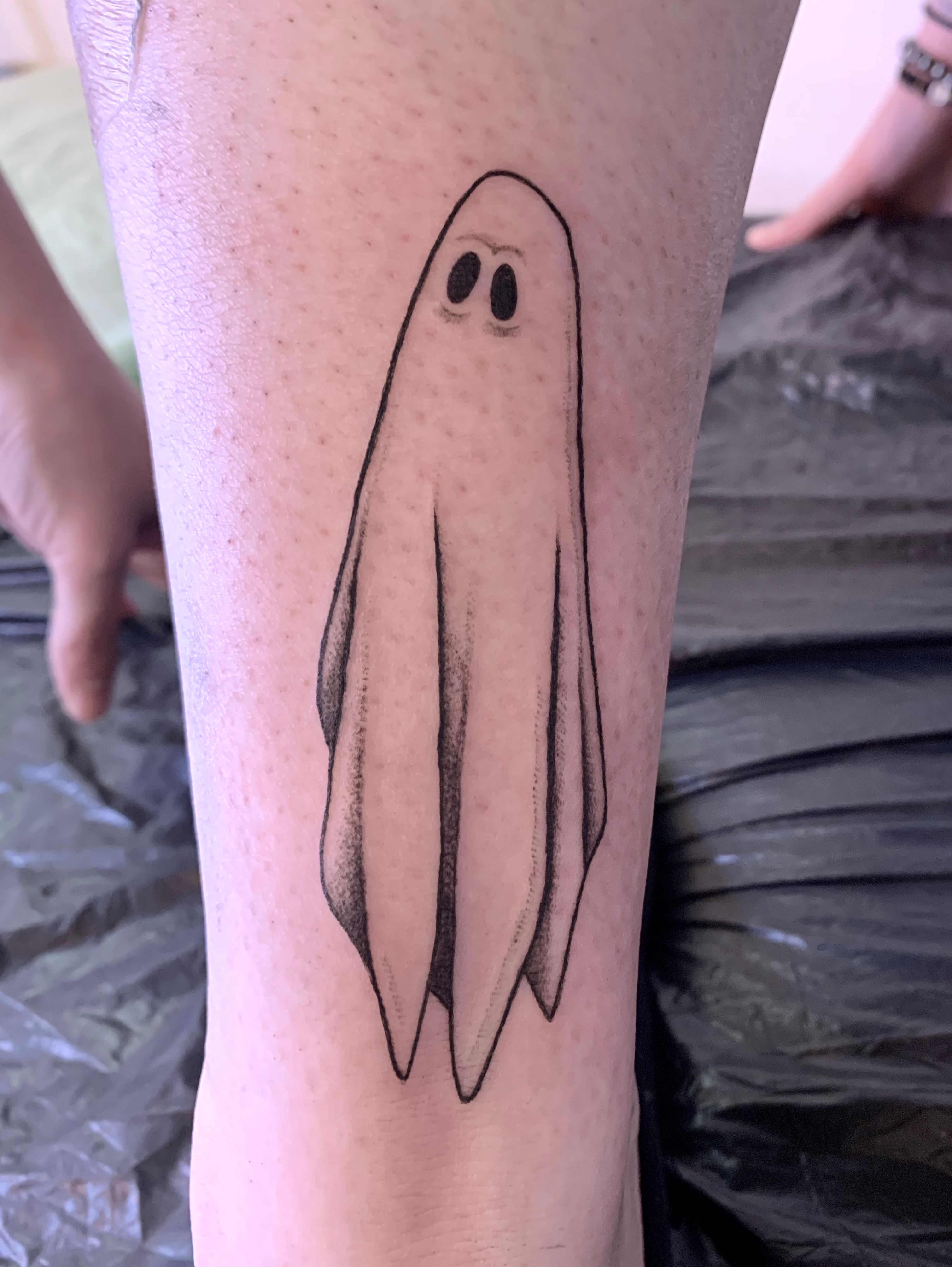 22 Ghost Tattoos That Are Seriously Cute and Not at All Spooky