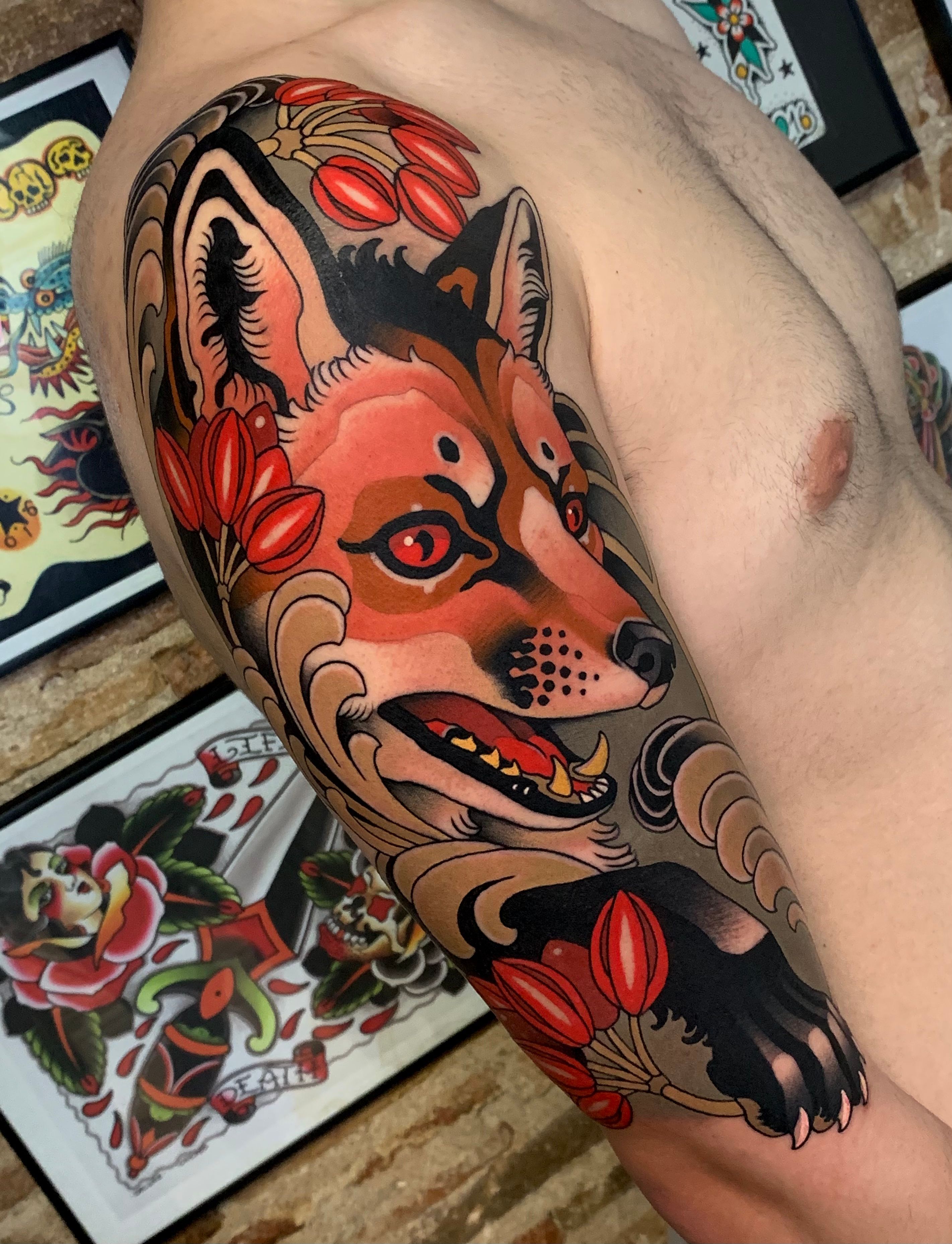 Discover 145+ traditional fox tattoo latest