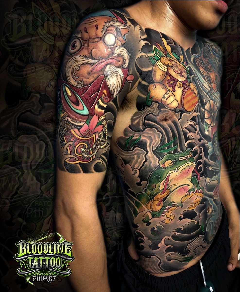 Tattoo uploaded by Bloodline Tattoo Phuket • Oriental body Suit