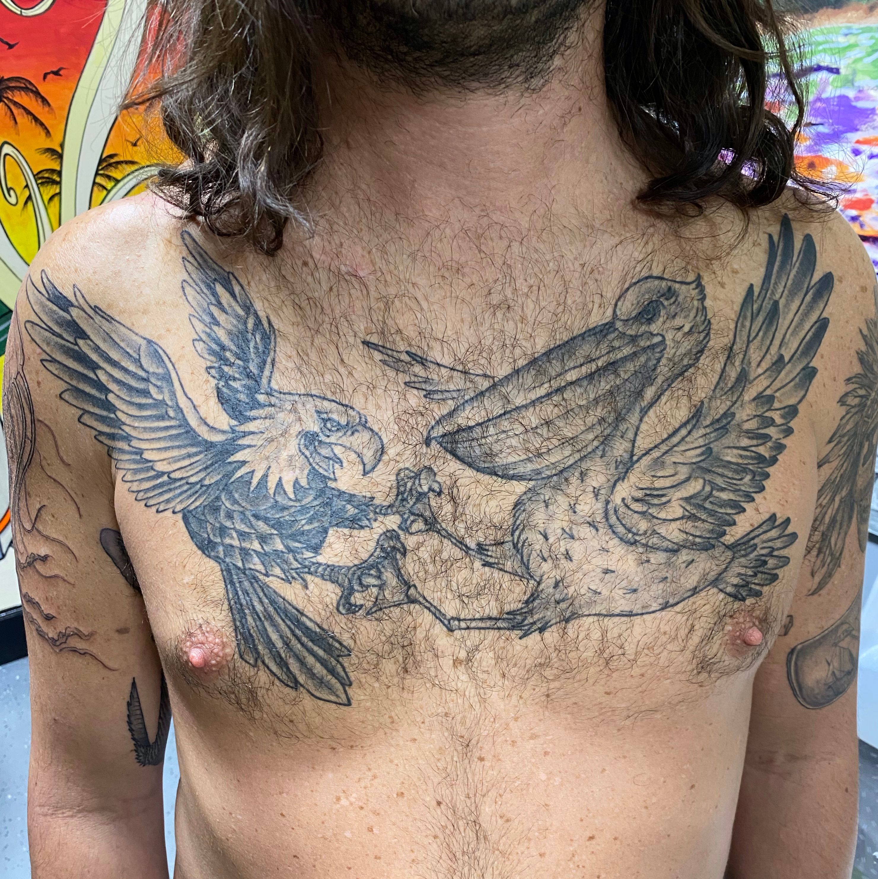 His first tattoo @angelthepeanut . Way to take it! 👌 #dove #dovetattoo  #firsttattoo #addiction #family #tributetattoo #archangeltattoo… | Instagram
