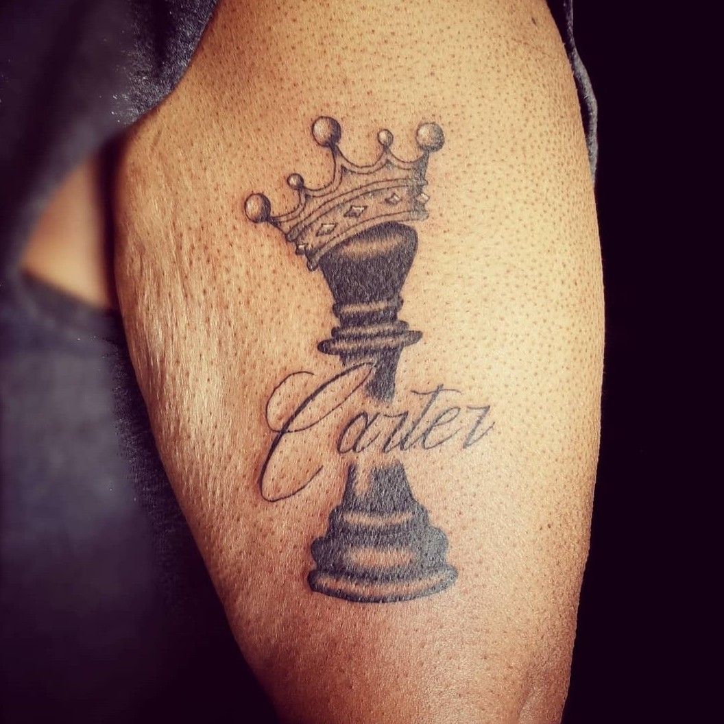 King K letter tattoo with king crown. Neck tattoo | Tattoo lettering, King  tattoos, Neck tattoo