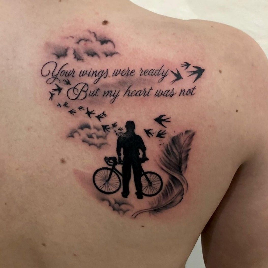 Your wings were ready but my heart was not  Meaningful tattoo quotes  Tattoos Family tattoos