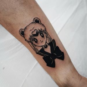 Get inked with a stunning blackwork girl forearm tattoo by the talented artist Miss Vampira. Stand out with this unique and captivating design!