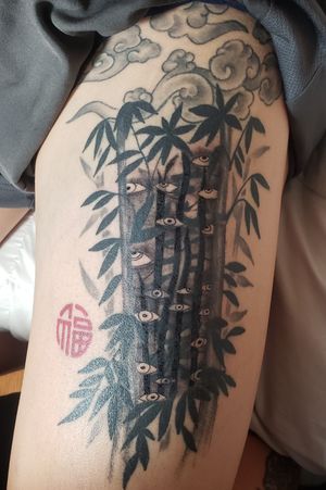 Cover up Bamboo forest of eyes