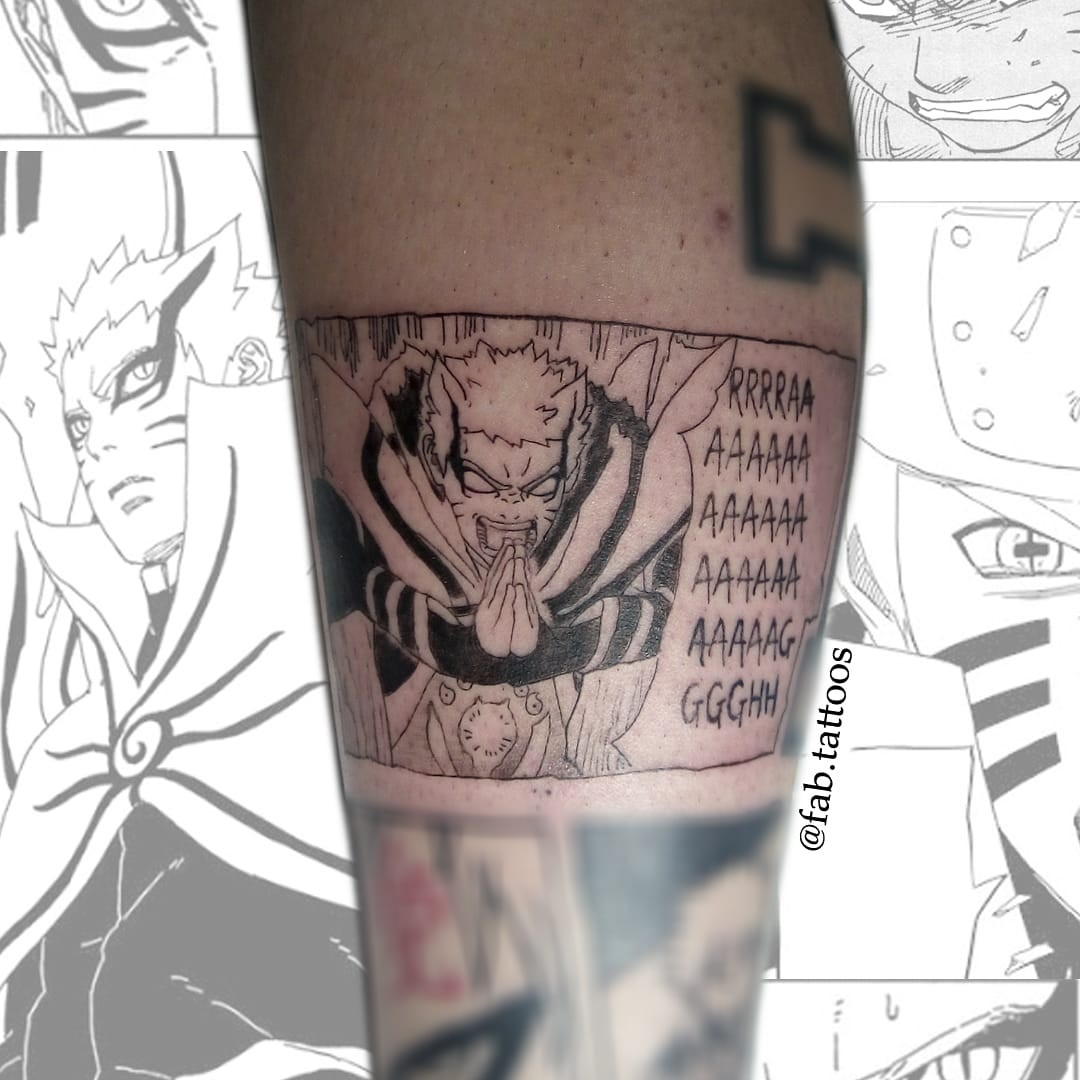 Tattoo uploaded by FABU • ANIME TATTOOs • NARUTO vs GAARA Anime: Naruto •  Tattoodo