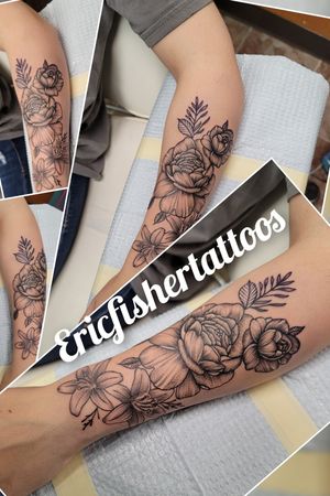 Flower tattoo 