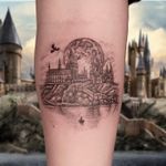 Mini hogwarts 🤏🏻 by Etherea tattoo #harrypptter