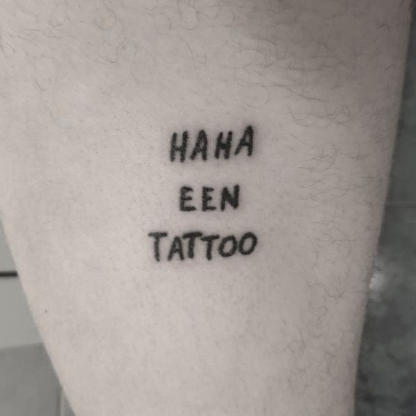Tattoo from Niek Barto