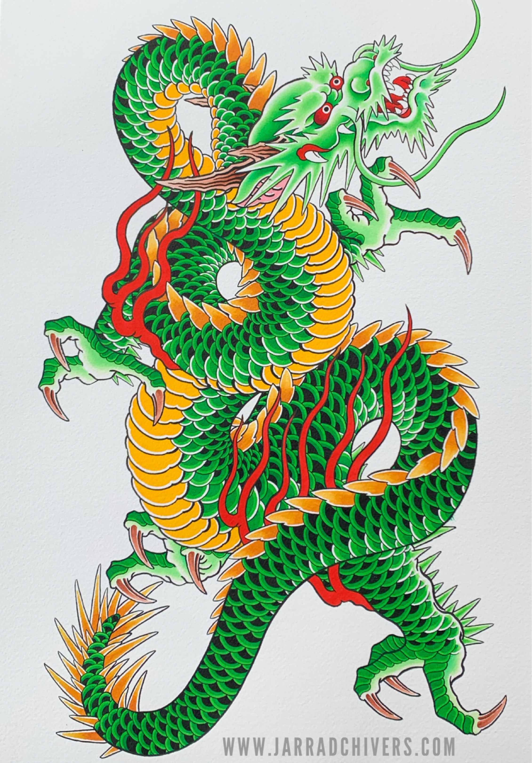 Black dragon graphic Sleeve tattoo Chinese dragon Tattoo ink Green Dragon  s Drago dragon monochrome png  PNGEgg