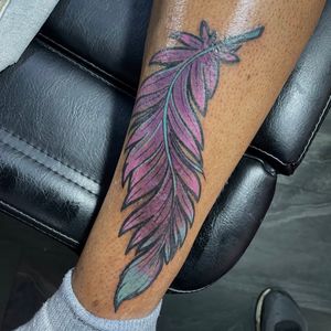 Scar cover up using a feather 