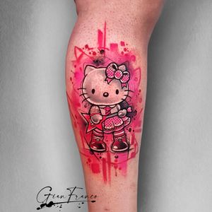 “Hello Kitty!”-Ilustración watercolor-Gianfrancotattooartist@gmail.com ........#cedrik #cedriktattoo #tattoo #tatuaje #kitty #hellokitty #hellokittyaddict #hellokittylover &#hellokittycollection #kittytattoo #bcn #barcelona #barcelonatattoo #tattoospain #spaintattoo #catalunya #catalunya_color #tattooartist #tattooer #tattoodo