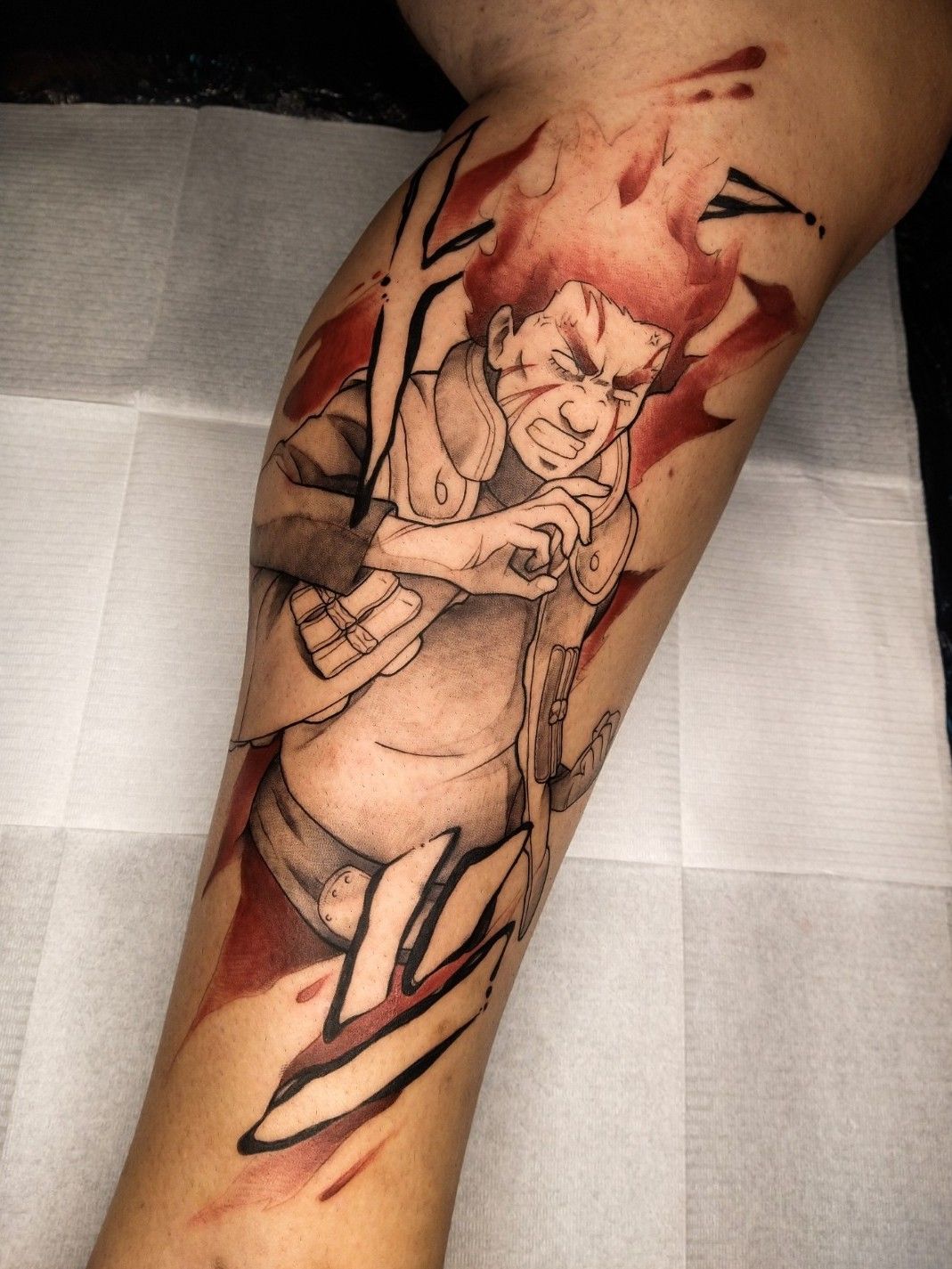 Got my new All Might Tattoo today. Big thanks to Nathan Church at Bleeding  Heart Tattoo. Absolutely great guy, and an awesome experience every time! -  iFunny
