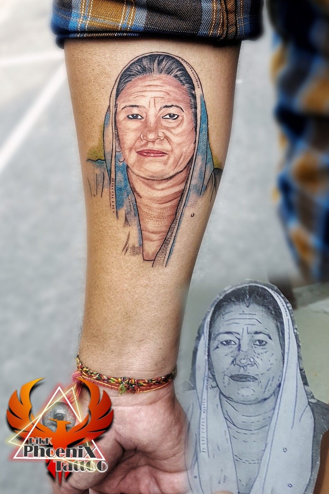 Sidhu Moose Wala Parents Get Late Singer Tattoo Inked on Their Arms Fans  Get Emotional