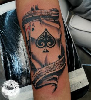 #playingcards #aceofspades #card #lettering #banner 